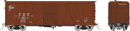 Rapido Trains 142007A HO Scale USRA Single-Sheathed Wood Boxcar - Ready to Run -- Delaware & Hudson (Boxcar Red, Script Logo)