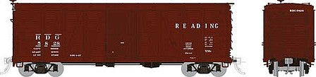 Rapido Trains 142013 HO Scale USRA Single-Sheathed Wood Boxcar 6-Pack - Ready to Run -- Reading (Boxcar Red)