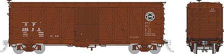 Rapido Trains 142015A HO Scale USRA Single-Sheathed Wood Boxcar - Ready to Run -- Southern Pacific (Boxcar Red, black, Lines Logo)