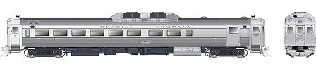 Rapido Trains 16652 HO Scale Budd RDC-2 Phase 1c - Sound & DCC -- Reading 9165 (stainless)