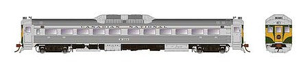 Rapido Trains 16710 HO Scale Budd RDC-1 Phase 1b - LokSound and DCC -- Canadian National D101 (As Delivered, stainless steel, green, yellow)