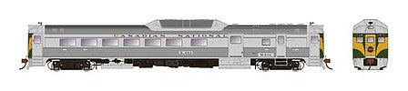 Rapido Trains 16743 HO Scale Budd RDC-3 Phase 2 - LokSound and DCC -- Canadian National D302 (As Delivered, stainless steel, green, yellow)