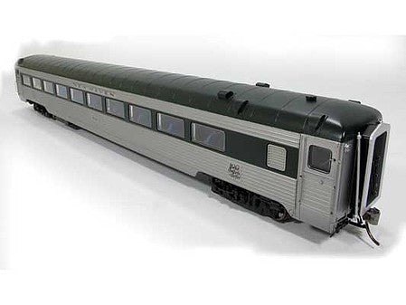 Rapido Trains 17201 HO Scale NH 8600 Series Stainless Steel Coach with Skirts - Ready to Run -- New Haven 8610 (As-Delivered, stainless, black)