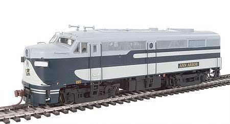 Rapido Trains 21054U HO Scale Alco-MLW FA-2 Phase Ia - Standard DC -- Ann Arbor No # (As-Delivered, Blue, Gray, White)