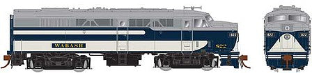 Rapido Trains 21096 HO Scale Alco-MLW FA-2 Phase Ia - Standard DC -- Wabash #823 (Ex-AA; blue, gray, white)