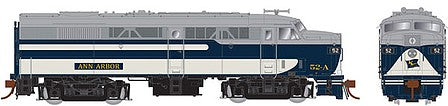 Rapido Trains 21556 HO Scale Alco-MLW FA-2 Phase Ia - LokSound and DCC -- Ann Arbor #56 (As-Delivered; blue, gray, white)