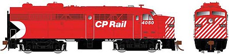 Rapido Trains 21562 HO Scale Alco-MLW FA-2 Phase II - LokSound and DCC -- Canadian Pacific 4093 (Action Red, black, white, Multimark Logo)