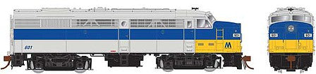 Rapido Trains 21571 HO Scale Alco-MLW FA-2 Phase Ia - LokSound and DCC -- Long Island Rail Road 604 (gray, blue, yellow)