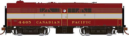 Rapido Trains 22006 HO Scale Alco-MLW FB-2 Phase II - Standard DC -- Canadian Pacific 4465 (maroon, gray, Block Lettering)