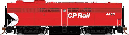 Rapido Trains 22017 HO Scale Alco-MLW FPB-2 Phase II - Standard DC -- Canadian Pacific 4464 (Action Red, black, white, Multimark Logo)