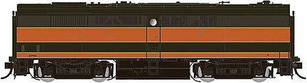 Rapido Trains 22025 HO Scale Alco-MLW FPB-2 Phase Ia - Standard DC -- Great Northern 279B (Omaha Orange, Pullman Green)
