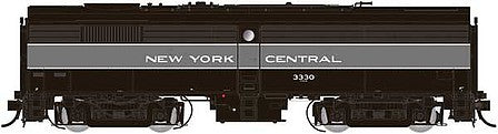 Rapido Trains 22041 HO Scale Alco-MLW FB-2 Phase II - Standard DC -- New York Central 3339 (Lightning Stripe, 2-Tone Gray)