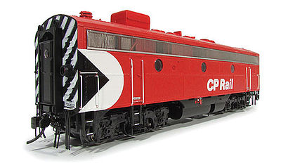 Rapido Trains 221047 HO Scale GMD F9B - Standard DC - True North -- Canadian Pacific #4474 (Action Red, black, white, Multimark, 8" Stripes)