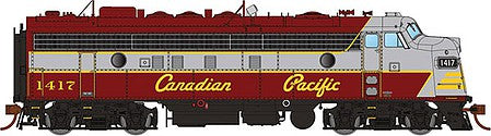 Rapido Trains 222009 HO Scale GMD FP7 - Standard DC -- Canadian Pacific 1419 (maroon, gray, Script Lettering)