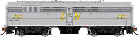 Rapido Trains 22530 HO Scale Alco-MLW FB-2 Phase II - LokSound and DCC -- Louisville & Nashville 392 (gray, yellow, red, Thin L&N)