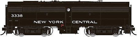 Rapido Trains 22544 HO Scale Alco-MLW FB-2 Phase II - LokSound and DCC -- New York Central 3346 (black, white)