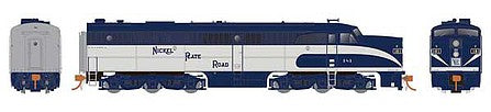 Rapido Trains 23521 HO Scale Alco PA1 - ESU LokSound and DCC -- Nickel Plate Road 186 (blue, silver)