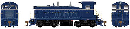 Rapido Trains 27001 HO Scale EMD-GMD SW1200 - Standard DC -- Baltimore & Ohio 9614 (blue, yellow)