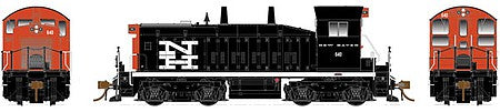 Rapido Trains 27040 HO Scale EMD-GMD SW1200 - Standard DC -- New Haven 640 (black, red, white, McGinnis Logo)