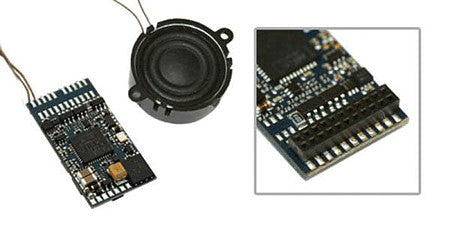 Rapido Trains 31001421 N Scale ESU Loksound v5.0 Decoder with Speaker -- Fits Rapido Trains Royal Hudson