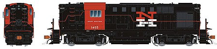 Rapido Trains 31013 HO Scale Alco RS11 - Standard DC -- New Haven 1405 (McGinnis, black, red, white)
