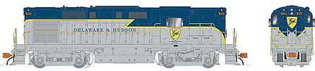 Rapido Trains 31062 HO Scale Alco RS11 - Standard DC -- Delaware & Hudson 5002 (Lightning Stripe, blue, gray, yellow)