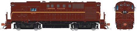 Rapido Trains 31510 HO Scale Alco RS11 - LokSound and DCC -- Lehigh Valley 8648 (Ex-PRR, maroon, yellow)