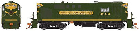 Rapido Trains 31567 HO Scale Alco RS11 - Sound and DCC -- Duluth, Winnipeg & Pacific 3607 (As-Delivered, green, yellow)