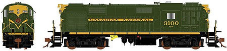 Rapido Trains 32505 HO Scale MLW RS18 - LokSound and DCC -- Canadian National 3830 (green, yellow)