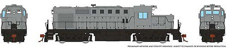 Rapido Trains 32547 HO Scale MLW-CP RS-18u - LokSound and DCC -- Undecorated