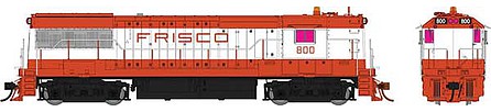 Rapido Trains 35527 HO Scale GE U25B High Hood - Sound and DCC -- St. Louis-San Francisco 803 (white, orange, Large Frisco Lettering)
