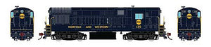 Rapido Trains 44514 HO Scale FM H16-44 Phase III - Sound and DCC -- Norfolk & Western 141 (Pevler Blue, Hamburger Logo)