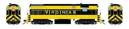 Rapido Trains 44523 HO Scale FM H16-44 Phase III - Sound and DCC -- Virginian 47 (yellow, black)