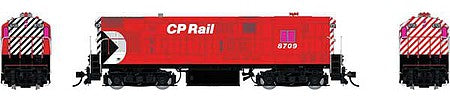 Rapido Trains 44538 HO Scale FM H16-44 - Sound and DCC -- Canadian Pacific 8709 (Action Red, black, white, Multimark Logo)