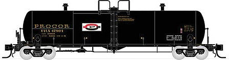 Rapido Trains 535002A N Scale Procor GP20 20,000-Gallon Tank Car - Ready to Run -- Procor Ltd. UTLX 2 (As Delivered, black, yellow, Split P Logo)