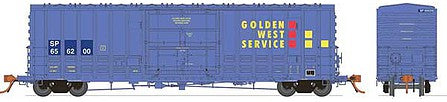Rapido Trains 537005A N Scale Class B-100-40 Plug-Door Boxcar - Ready to Run -- Southern Pacific Random # from Set 1 (Patched Golden West, blue, yellow, red