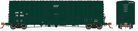 Rapido Trains 537006A HO Scale Class B-100-40 Plug-Door Boxcar - Ready to Run -- Amtrak Random # (green)