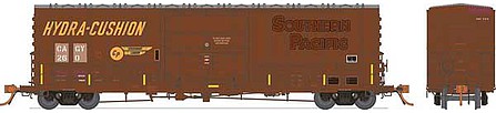 Rapido Trains 537009A HO Scale Class B-100-40 Plug-Door Boxcar - Ready to Run -- Columbus & Greenville Random # (Ex-SP Patch, Boxcar Red, yellow Hydra Cushio