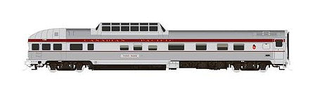 Rapido Trains 550001 N Scale The Canadian 10-Car Passenger Set - Ready to Run -- Canadian Pacific Set 1 (stainless steel, maroon)