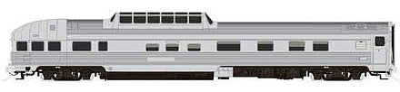 Rapido Trains 550105 N Scale The Canadian Coach, Manor, Chateau Add-On Set - Ready to Run -- Painted, Unlettered (stainless steel)