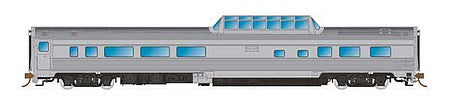Rapido Trains 550115 N Scale Skyline Dome-Coffee Shop - Ready to Run -- Painted, Unlettered (stainless steel)