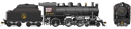 Rapido Trains 602011 HO Scale Class D10h 4-6-0 - Standard DC -- Dominion Atlantic 1040 (black)