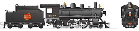 Rapido Trains 603504 HO Scale Class H-6-g 4-6-0 with Wood Cab - LokSound and DCC -- Canadian National 1377 (black, red, Tilted Wafer Logo)