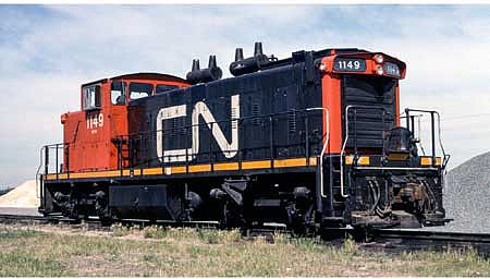 Rapido Trains 70547 N Scale GMD-1 1100-Series 4-Axle Version - LokSound & DCC -- Canadian National 1149 (black, red cab, large Noodle logo)