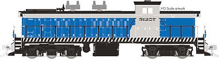 Rapido Trains 70555 N Scale GMD-1 5-Axle A1A-Bo Version - LokSound & DCC -- Cuban National Railways 51213 (blue, gray, black)