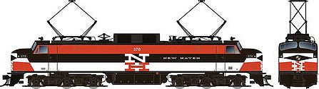 Rapido Trains 84003 HO Scale EP-5 "Jet" Electric - Standard DC -- New Haven 375 (As-Delivered Scheme, No Vents, red, black, white)