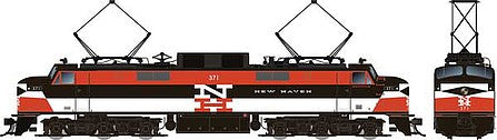 Rapido Trains 84007 HO Scale EP-5 "Jet" Electric - Standard DC -- New Haven 371 (Repaint Scheme with Vents, red, black, white)