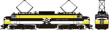 Rapido Trains 84515 HO Scale EP-5 "Jet" Electric - Sound & DCC -- New Haven 372 (Experimental Scheme, No Vents, yellow, black, white)