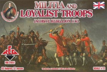 Red Box Figures 72051 1/72 Militia & Loyalist Troops Jacobite Rebellion 1745 (43)