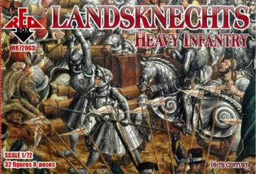 Red Box Figures 72063 1/72 Landsknechts Heavy Infantry XVI Century (32)